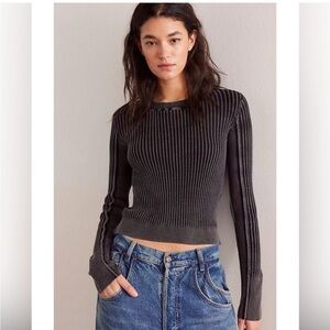 Free people between the lines sweater